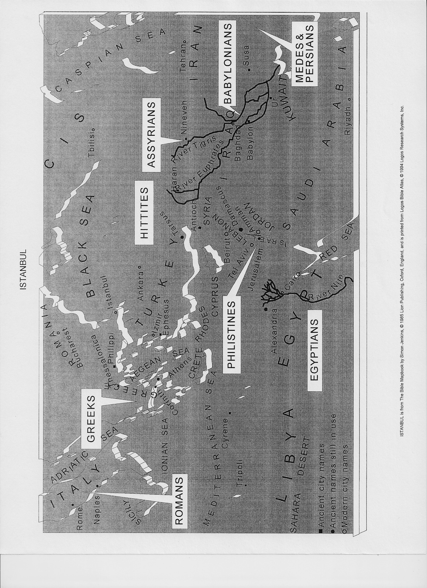 Israel's Enemies map