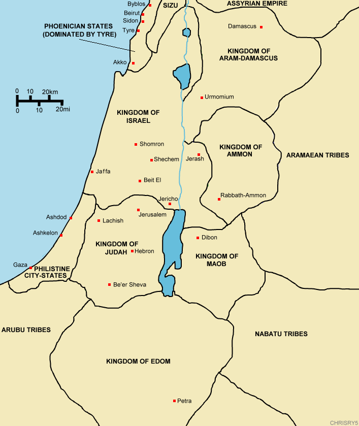 Divided Kingdom map